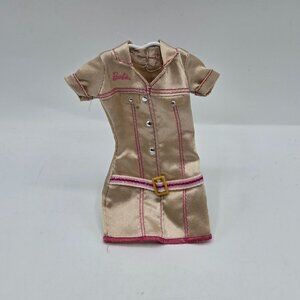 Barbie 2009 I Can Be Fashion Pack Zookeeper Vet Tan Shirtdress